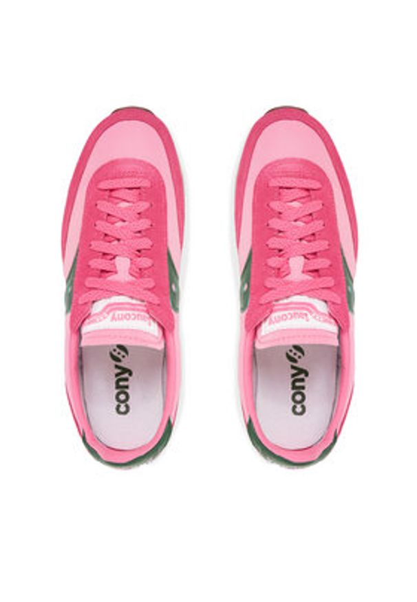 Saucony Sneakersy Trainer 80 S70884 6 Różowy. Kolor: różowy. Materiał: materiał