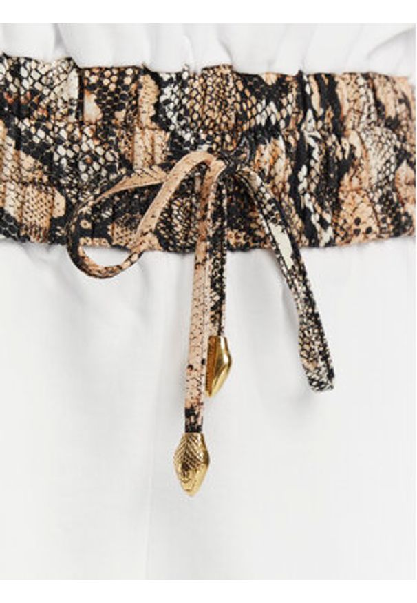 Just Cavalli Bluza 78PAIE01 Biały Regular Fit. Kolor: biały. Materiał: bawełna