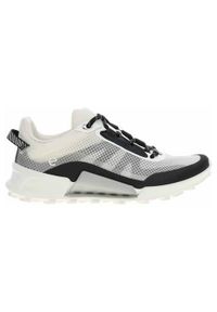 ecco - Buty do chodzenia damskie Ecco 82385352077. Zapięcie: sznurówki. Kolor: biały, wielokolorowy. Materiał: materiał. Szerokość cholewki: normalna. Sport: turystyka piesza