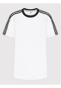 Adidas - adidas T-Shirt Essentials H10201 Biały Relaxed Fit. Kolor: biały. Materiał: bawełna #4