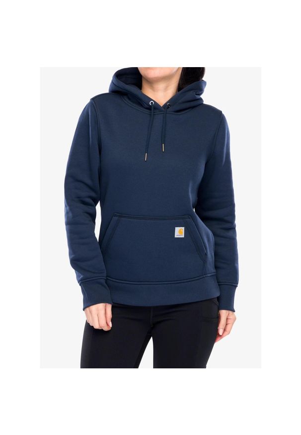 Bluza damska z kapturem Carhartt Relaxed Midweight Sweatshirt. Typ kołnierza: kaptur. Kolor: niebieski