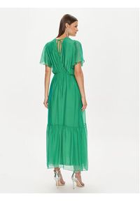 Haveone Sukienka letnia AFF-L013 Zielony Regular Fit. Kolor: zielony. Materiał: wiskoza, jedwab. Sezon: lato #2