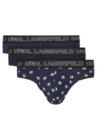 Karl Lagerfeld - KARL LAGERFELD Komplet 3 par slipów A1M47043 Kolorowy. Materiał: bawełna. Wzór: kolorowy