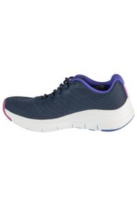 skechers - Buty sportowe Sneakersy damskie, Arch Fit-Infinity Cool. Kolor: niebieski. Sport: turystyka piesza