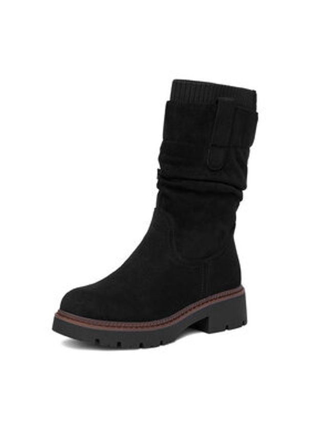 Clara Barson Botki CEO-SWS6332-01 Czarny. Kolor: czarny. Materiał: materiał
