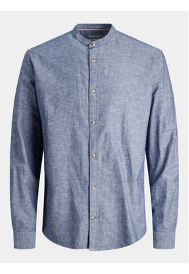 Jack & Jones Koszula Summer 12248385 Niebieski Comfort Fit. Kolor: niebieski. Materiał: bawełna