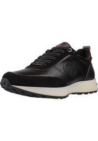 Carmela - Buty CARMELA 162699C Czarny. Kolor: czarny. Materiał: tkanina, skóra. Styl: sportowy
