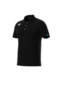 Polo Arena Team Solid. Typ kołnierza: polo. Kolor: czarny #1