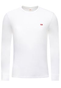 Levi's® Longsleeve Original Logo Tee 72848-0000 Biały Regular Fit. Kolor: biały. Materiał: bawełna. Długość rękawa: długi rękaw