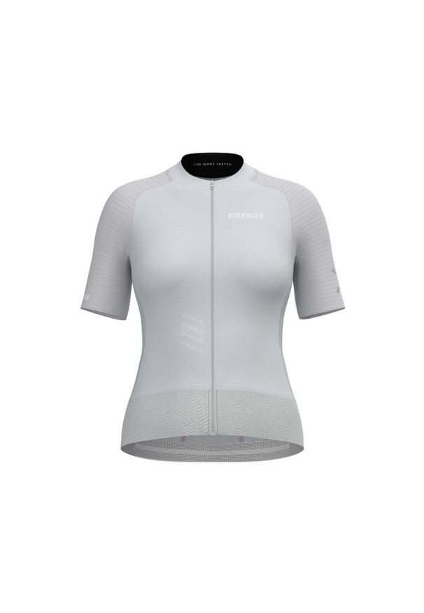 BIORACER - Damski jersey Bioracer Epic. Kolor: szary. Materiał: jersey. Sport: kolarstwo