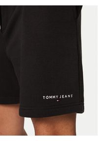 Tommy Jeans Szorty sportowe Flag Beach DM0DM20637 Czarny Regular Fit. Kolor: czarny. Materiał: bawełna. Styl: sportowy #5