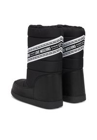 Love Moschino - LOVE MOSCHINO Śniegowce JA24162G1NISB000 Czarny. Kolor: czarny. Materiał: materiał #5