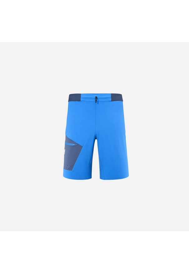 Spodenki trekkingowe męskie Millet Wanaka Fast Short M active fit. Kolor: niebieski. Sport: wspinaczka, turystyka piesza