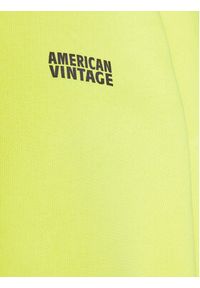 AMERICAN VINTAGE - American Vintage Bluza Izubird IZU03AE24 Żółty Regular Fit. Kolor: żółty. Materiał: bawełna. Styl: vintage
