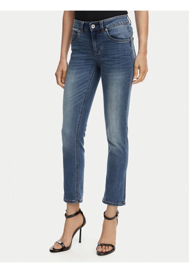 Liu Jo Jeansy UA6006 D0318 Granatowy Slim Fit. Kolor: niebieski