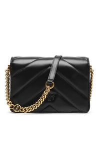 Pinko Torebka Love Click Mini AI 23-24 PLTT 100067 A136 Czarny. Kolor: czarny. Materiał: skórzane #5