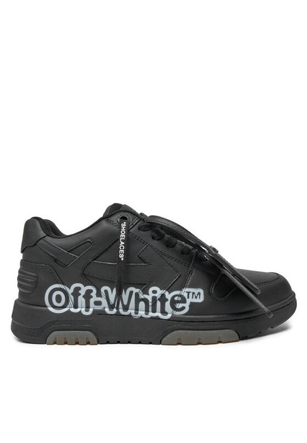 OFF-WHITE - Off-White Sneakersy OMIA189S22LEA0041001 Czarny. Kolor: czarny. Materiał: skóra