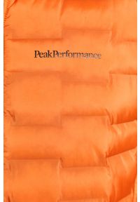 Peak Performance - Kurtka. Typ kołnierza: kaptur. Kolor: pomarańczowy. Materiał: poliester, materiał. Wzór: gładki #7