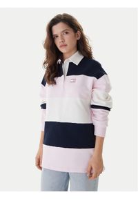 Tommy Jeans Bluza Badge DW0DW21927 Kolorowy Relaxed Fit. Materiał: bawełna. Wzór: kolorowy #1