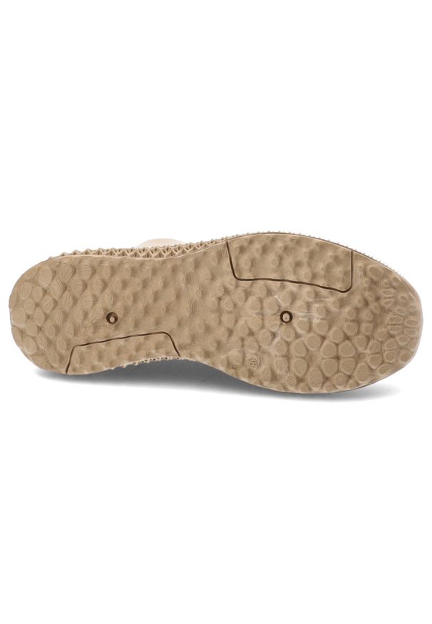 Beżowe Półbuty S.Barski Sportowe Modne Obuwie Damskie. Okazja: na co dzień, na spacer. Zapięcie: bez zapięcia. Kolor: beżowy. Materiał: dzianina, materiał, jeans. Szerokość cholewki: normalna. Styl: sportowy