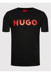 Hugo T-Shirt Dulivio 50467556 Czarny Regular Fit. Kolor: czarny. Materiał: bawełna #3