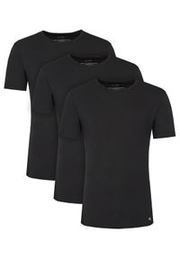 Calvin Klein Underwear Komplet t-shirtów LV00NB4185 Czarny Regular Fit. Kolor: czarny. Materiał: bawełna