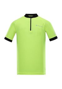 ALPINE PRO - Koszulka Męska Alpine Pro Soran 2XL - Oddychająca i Szybkoschnąca. Kolor: czarny, zielony, wielokolorowy. Sport: kolarstwo