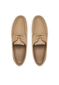 Calvin Klein Mokasyny Hybrid Lace Up Boat Lth HM0HM01812 Brązowy. Kolor: brązowy. Materiał: skóra #5