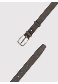 Pako Lorente - PAKO LORENTE - Zamszowy pasek męski w kolorze brązowym. Kolor: brązowy, niebieski. Materiał: zamsz #4