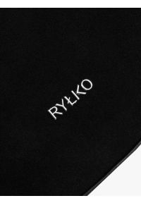 Ryłko - Czarna pakowna torebka damska. Kolor: czarny. Materiał: skórzane. Styl: street #5