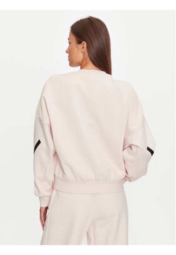 Adidas - adidas Bluza Z.N.E. JF4783 Różowy Loose Fit. Kolor: różowy. Materiał: syntetyk, bawełna