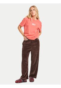 Quiksilver T-Shirt Standard EQWZT03197 Bordowy Regular Fit. Kolor: czerwony. Materiał: bawełna #3