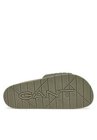 GANT - Gant Klapki 30507939 Khaki. Kolor: brązowy. Materiał: materiał #6