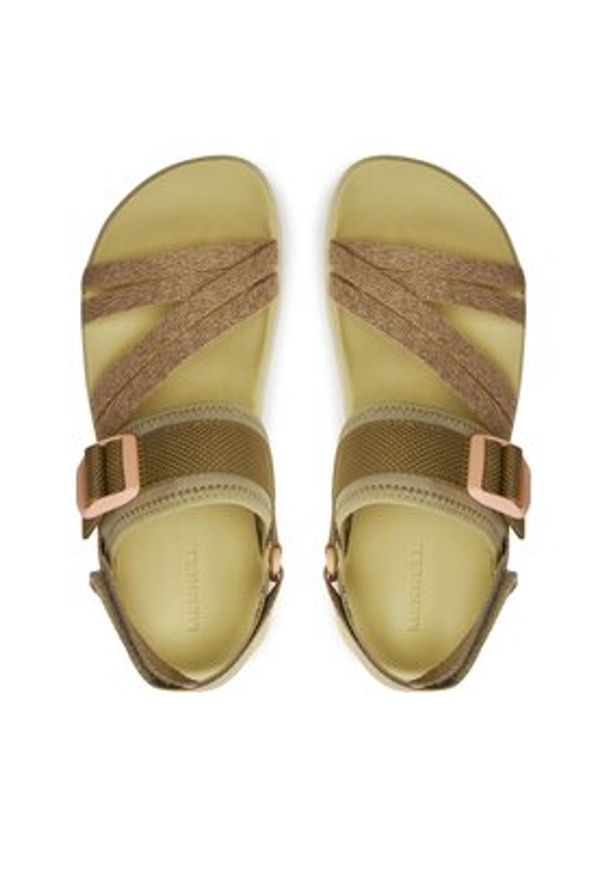 Merrell Sandały Terran 4 Backstrap J006796 Brązowy. Kolor: brązowy. Materiał: skóra