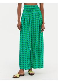 Seafolly Spodnie materiałowe Sorrento 55573-PA Zielony Wide Leg. Kolor: zielony. Materiał: wiskoza #1