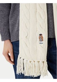 Polo Ralph Lauren Szalik 455981434001 Écru. Materiał: wełna, materiał