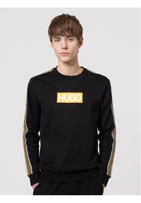 Hugo Bluza Dubeshi 50448382 Czarny Regular Fit. Kolor: czarny. Materiał: bawełna #1