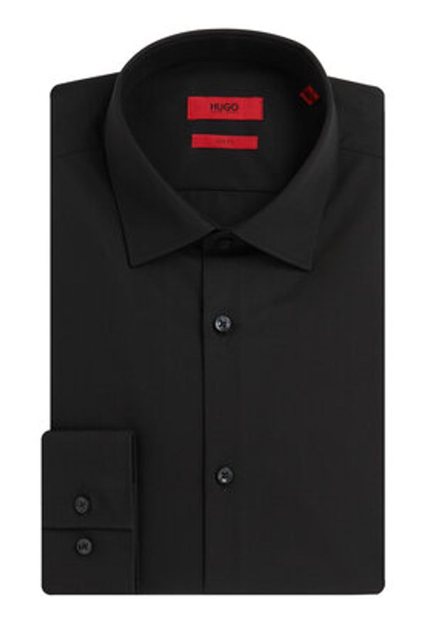 Hugo Koszula C-Jenno 50289499 Czarny Slim Fit. Kolor: czarny. Materiał: bawełna