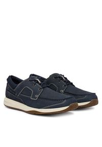 Clarks Półbuty Sailview Lace 26176972 Granatowy. Kolor: niebieski. Materiał: nubuk, skóra #6