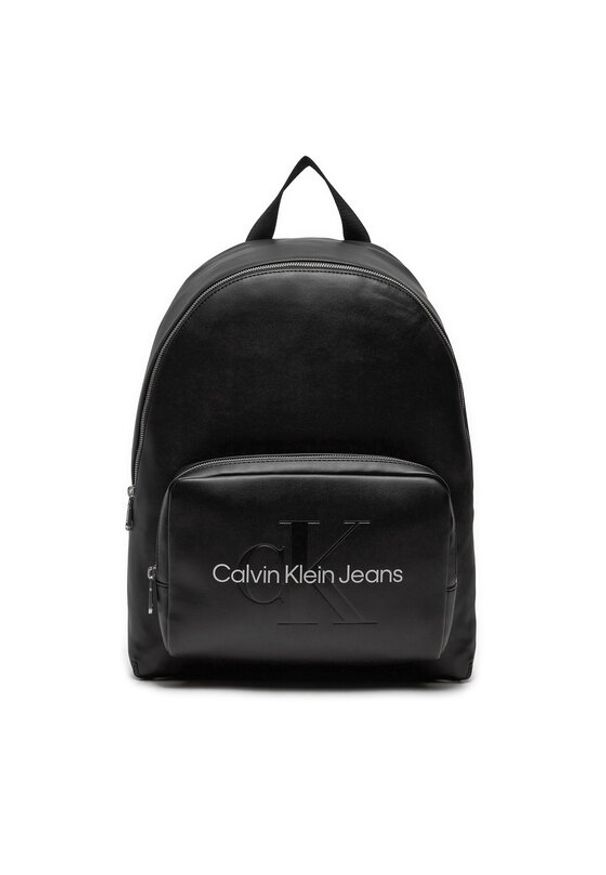 Calvin Klein Plecak Sculpted Campus K60K612223 Czarny. Kolor: czarny. Materiał: skóra