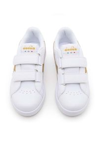 Diadora sneakersy dziecięce Game kolor biały. Nosek buta: okrągły. Zapięcie: rzepy. Kolor: biały. Materiał: guma #2