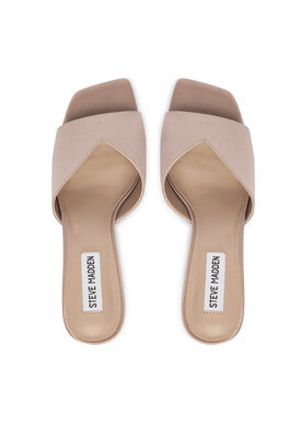 Steve Madden Klapki Ivie 11005141 Beżowy. Kolor: beżowy. Materiał: materiał