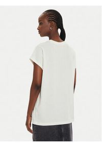 JJXX T-Shirt Wilma 12274694 Écru Boxy Fit. Materiał: bawełna