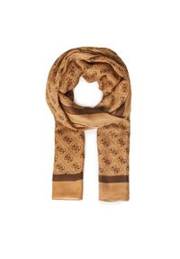 Guess Szal AW5341 POL03 Brązowy. Kolor: brązowy. Materiał: poliester, materiał