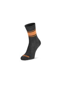 BRIDGEDALE - Skarpetki do turystyki męskie Bridgedale Everyday Ultra Lt Merino P Boot. Kolor: szary, pomarańczowy, wielokolorowy. Materiał: wełna. Sport: turystyka piesza