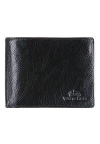 Wittchen - Męski portfel skórzany z rozkładanym panelem czarny. Kolor: czarny. Materiał: skóra #1