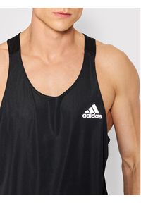 Adidas - adidas Koszulka techniczna Own The Run Singlet HB7457 Czarny Slim Fit. Kolor: czarny. Materiał: syntetyk. Sport: bieganie #5