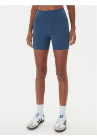 GIRLFRIEND COLLECTIVE - Girlfriend Collective Szorty sportowe Pocket Run 4037 Granatowy Slim Fit. Kolor: niebieski. Materiał: syntetyk. Sport: bieganie