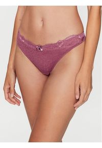 Hunkemöller Stringi Marine 202704 Fioletowy. Kolor: fioletowy. Materiał: syntetyk