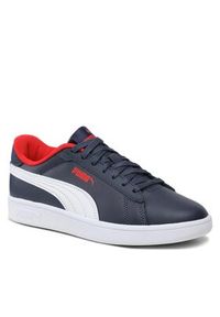 Puma Sneakersy Puma Smash 3.0 L Jr 39203104 Granatowy. Kolor: niebieski. Materiał: skóra